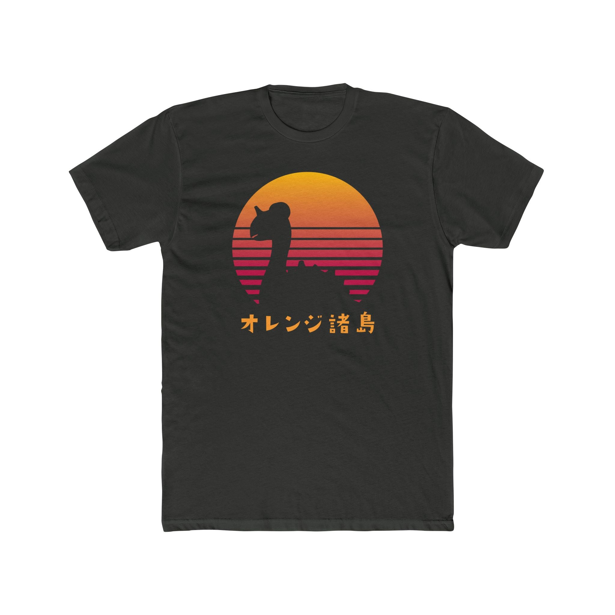 80's Retro Style Orange Islands Unisex T-Shirt