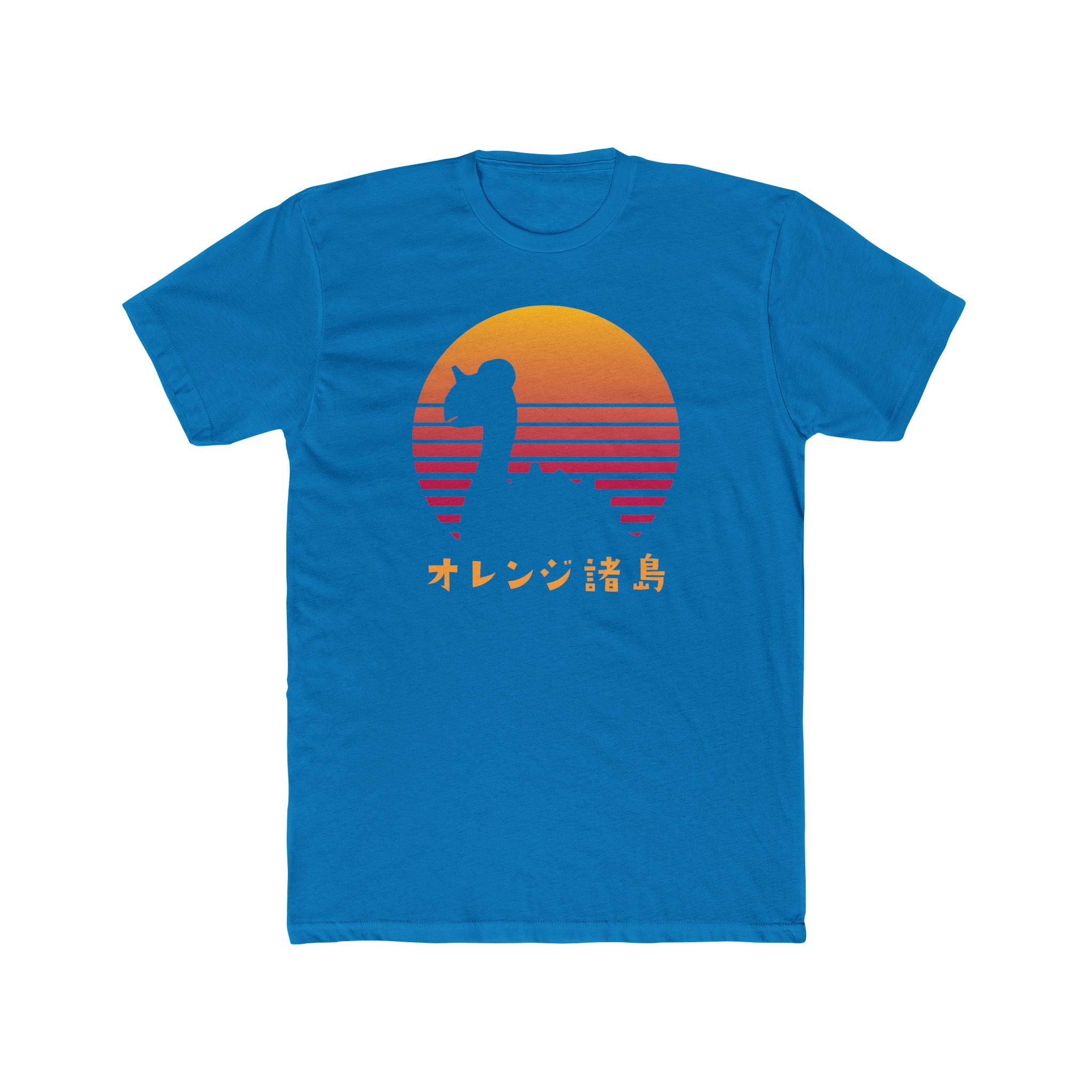 80's Retro Style Orange Islands Unisex T-Shirt