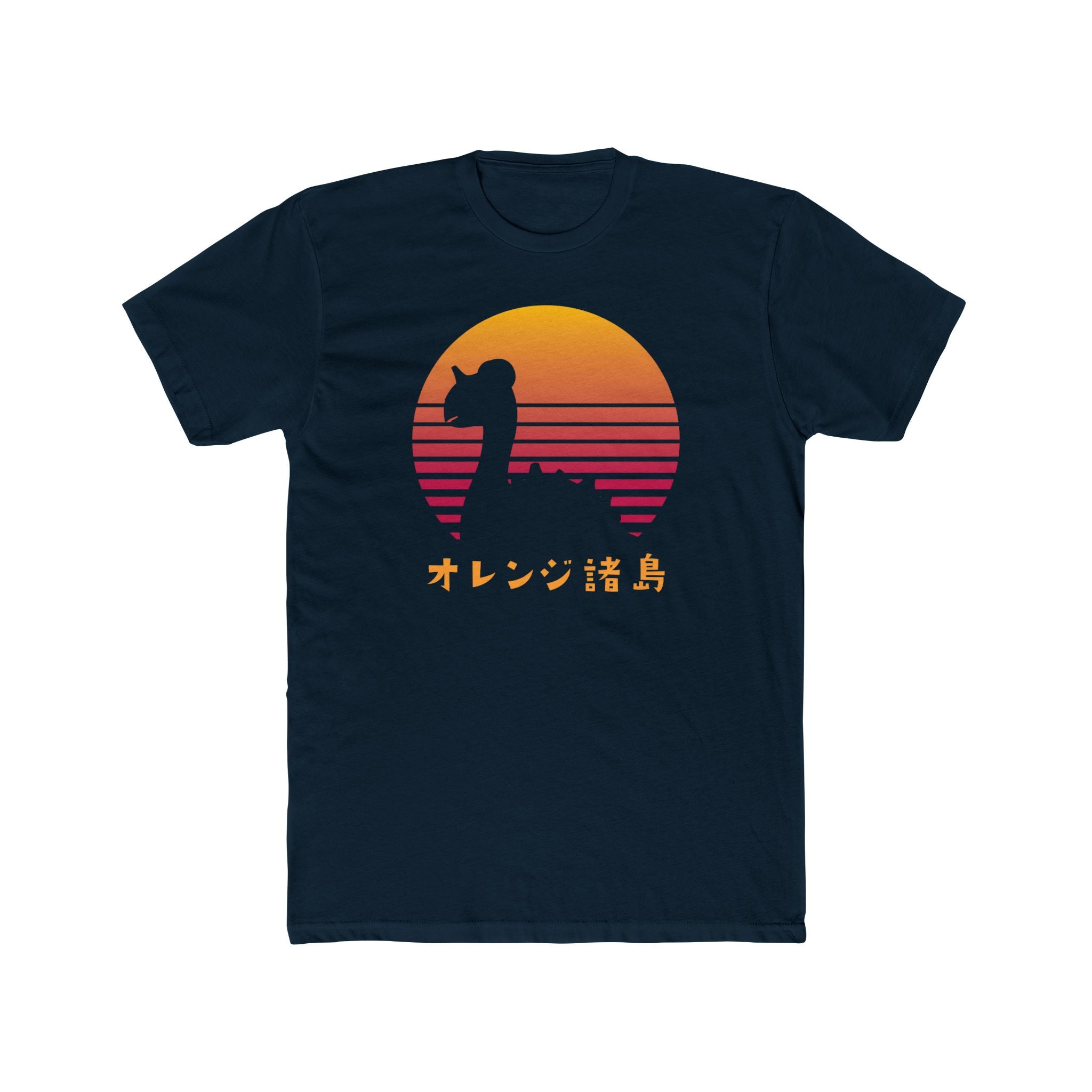 80's Retro Style Orange Islands Unisex T-Shirt